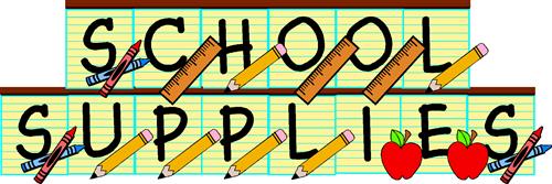  School Supplies/ Lista de Útiles